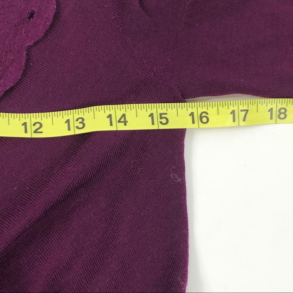 Sleeping on Snow Cora Purple Cutout Cardigan S - Picture 6 of 8